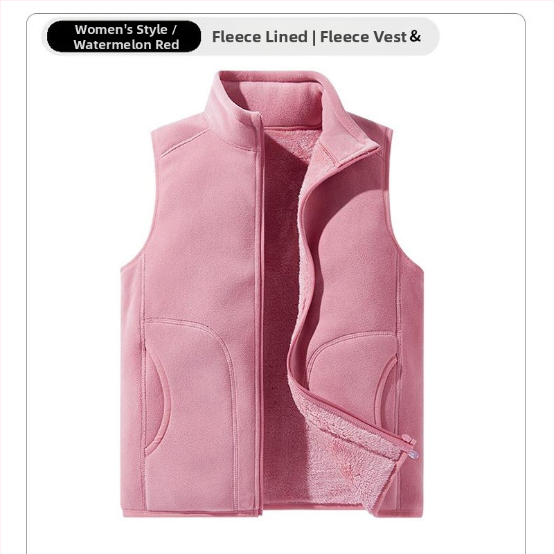 Vilnonė liemenė, pritaikyta darbo drabužiams, grupiniai drabužiai, vienspalvė, prigludusi, vertikali apykaklė, purtymo liemenė su vilnos pamušalu, sustorinta liemenė, apsiūta per visą sieną.