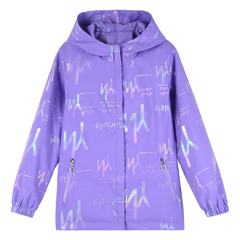 Kora őszi felsőruházat női kapucnis, vékony, laza 2025-ös új tavaszi és őszi stílusú nagy méretű, sokoldalú, lezser kabát