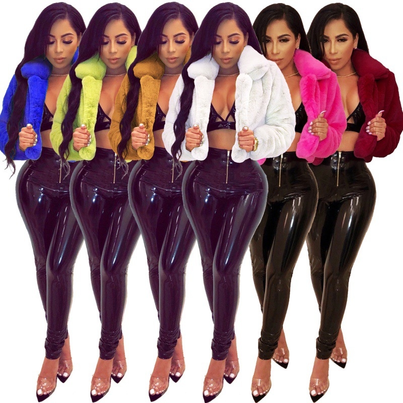 „Amazon“ nori Dunhuango karšto pardavimo europietiško ir amerikietiško rudens ir žiemos laisvo dirbtinio kailio megztinio trumpo švarko pūkuoto švarko