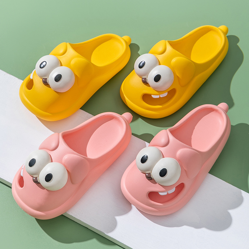 Didelėmis akimis šunims skirtos šlepetės, moteriški vasariniai viršutiniai drabužiai, mieli animacinių filmukų stiliaus basutės ir šlepetės, skirti namams, neslystantys urviniai batai, moteriški vasariniai drabužiai