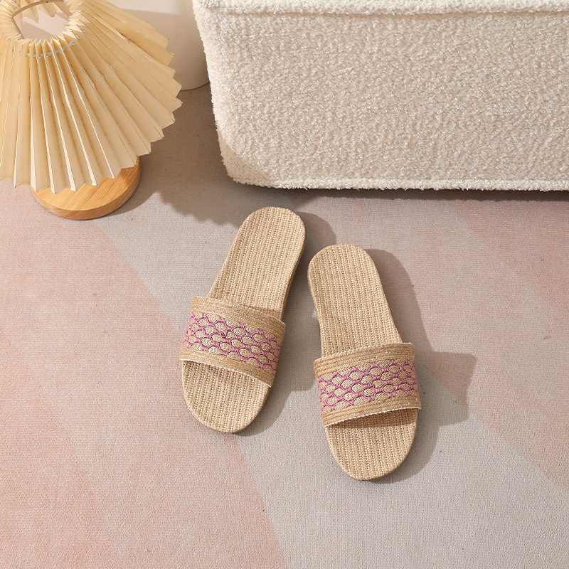 Kärgstruktuuriga ühes tükis linased sussid koduks siseruumideks puhkuseks vaba aja veetmiseks linased sussid higi imavad hingavad mitte haisvad jalad Jane