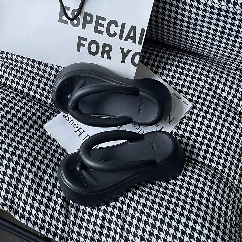 Internet Celebrity japanke s debelim potplatom za žene Eva Ljetne ženske gornje cipele za plažu Svestrane japanke s debelim potpeticama