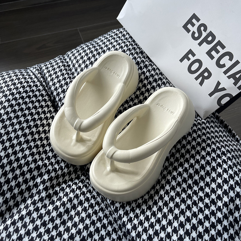 Internet Celebrity japanke s debelim potplatom za žene Eva Ljetne ženske gornje cipele za plažu Svestrane japanke s debelim potpeticama