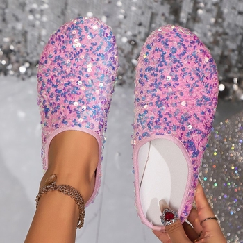 Γυναικείες παντόφλες Baotou με πλατφόρμα και χοντρό πάτο για εξωτερική χρήση, άνοιξη 2025, νέα βρετανικά παπούτσια, Lazy Sandals and Pantofles