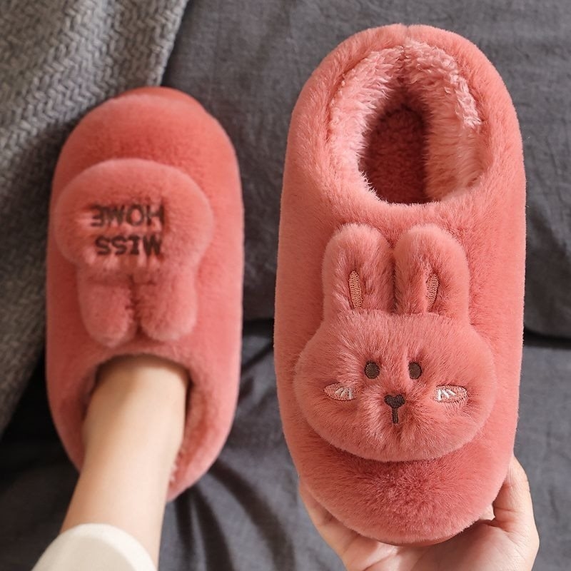 Cixi Памучни чехли Дамска чанта с ток на закрито Домашен сладки Зимни топли обувки на платформа Топли обувки Moon за двойка с поларена подплата