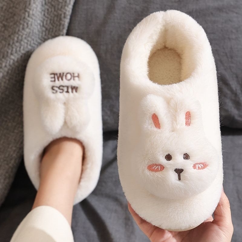 Cixi Памучни чехли Дамска чанта с ток на закрито Домашен сладки Зимни топли обувки на платформа Топли обувки Moon за двойка с поларена подплата