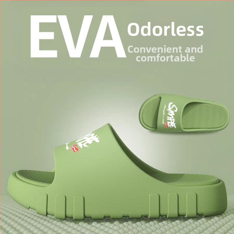 Pánske letné papuče 2025 Vnútorné domáce kúpeľňové protišmykové EVA papuče na vonkajšie nosenie Dámske mäkké elastické vzduchové vankúše