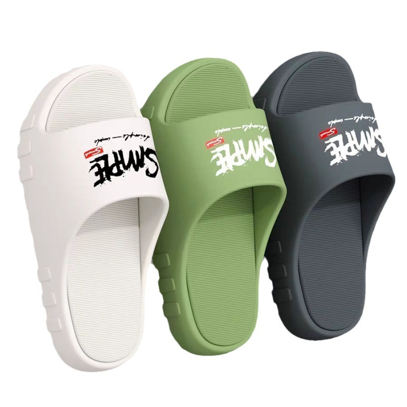 Muške ljetne papuče 2025. za unutarnju upotrebu u kući, kupaonicu, neklizajuće Eva papuče za vanjsku upotrebu, ženske mekane elastične zračne jastučiće