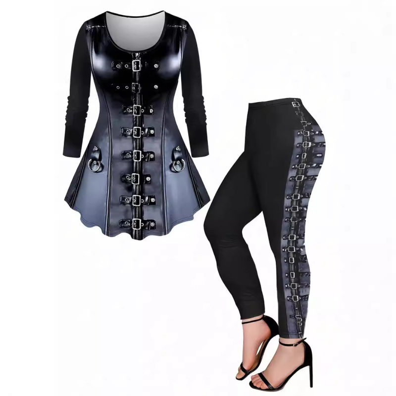 Set de îmbrăcăminte de yoga pentru femei, sport, fitness, primăvară și vară, modă nouă, de înaltă calitate, cu imprimeu cu inimă, WA1+WC1