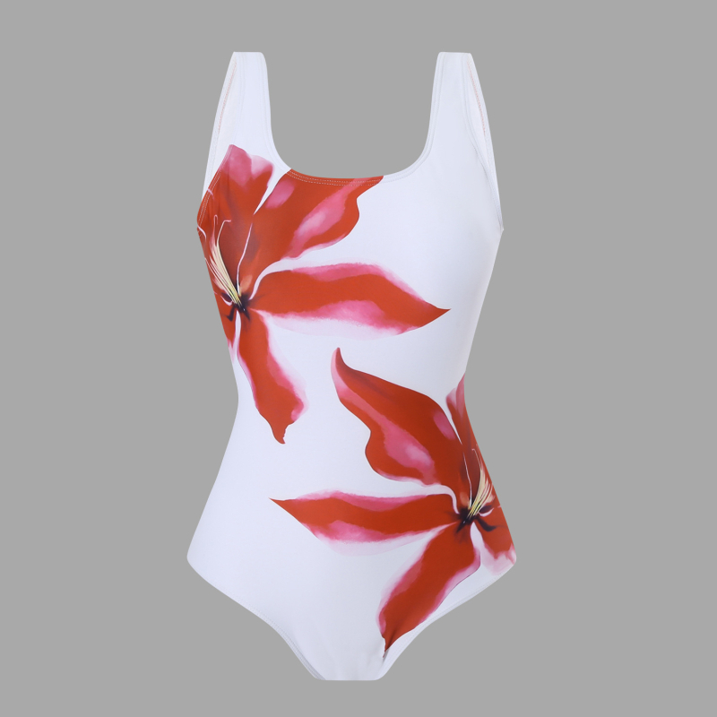 „Amazon“ maudymosi kostiumėlis moterims, 2024 m. naujas, europietiškas ir amerikietiškas, spausdintas, seksualus paplūdimio suknelės bikini maudymosi kostiumėlis