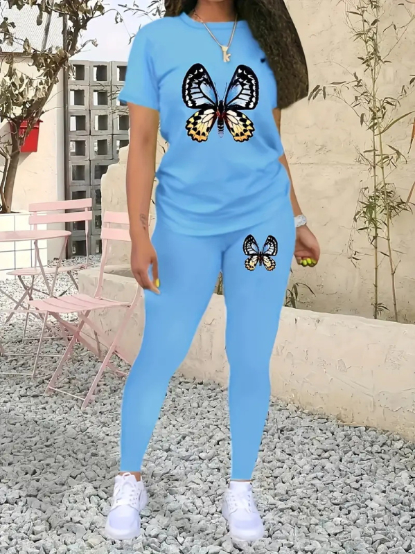 Amazon Independent Station Foreign Trade 2024. aasta suvine moodne loomamustriga lühikeste varrukatega T-särk ME15 WC1