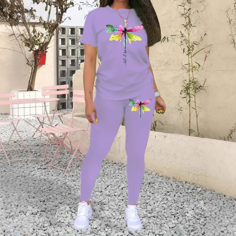 Amazon Independent Station Foreign Trade 2024. aasta suvine moodne loomamustriga lühikeste varrukatega T-särk ME15 WC1