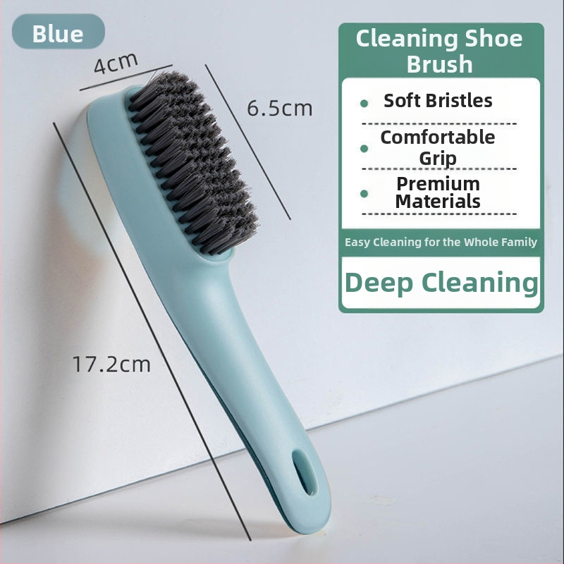 Kontrastkrāsas apavu birste Ziemeļvalstu stila veļas birste Mīksta birste Sadzīves apavu apģērbu tīrīšanas birste Apavu birste ar garu rokturi