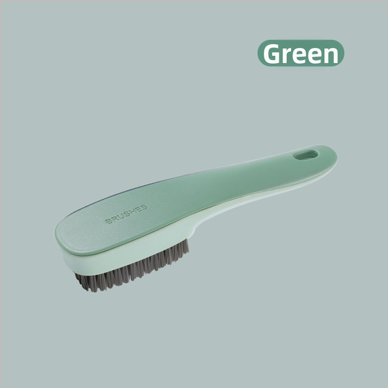 Kontrastkrāsas apavu birste Ziemeļvalstu stila veļas birste Mīksta birste Sadzīves apavu apģērbu tīrīšanas birste Apavu birste ar garu rokturi
