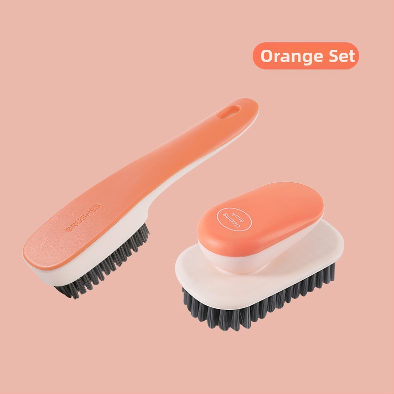 Kontrastkrāsas apavu birste Ziemeļvalstu stila veļas birste Mīksta birste Sadzīves apavu apģērbu tīrīšanas birste Apavu birste ar garu rokturi