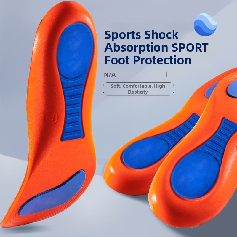 Трансгранични вътрешни спортни стелки за военно обучение, абсорбиращи удар, мъжки стелки, абсорбиращи потта, с плоско стъпало, с пълна подложка за пета на едро