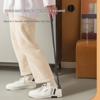 Pikendatud magnetiline kingalusikas jalanõude kandmiseks ilma kummardumata, kingatõstja eakatele ja rasedatele, piiriülene tipptasemel plastkingakorjaja ja kingalusikas