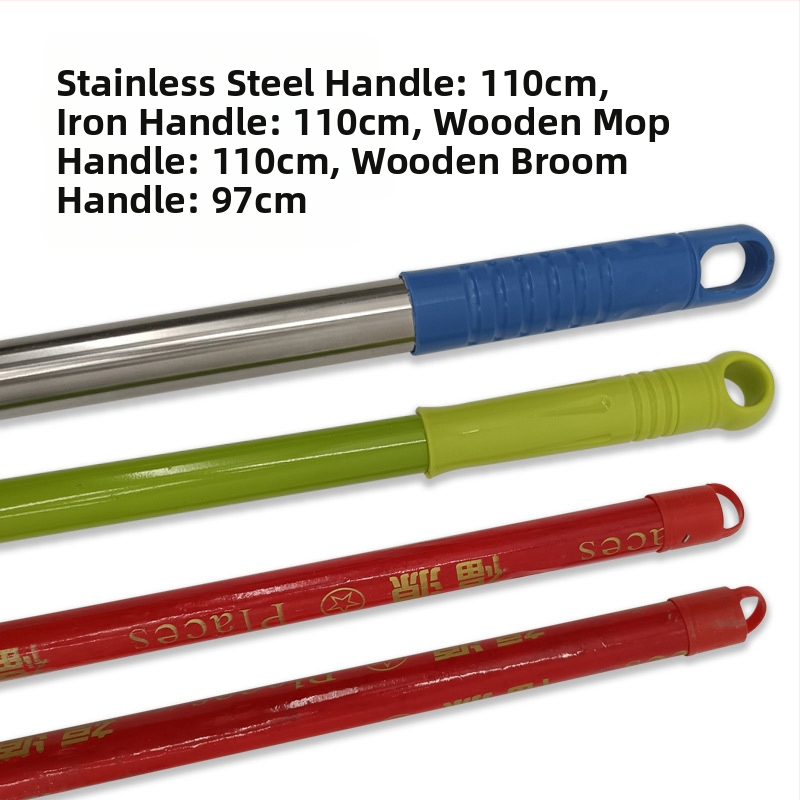 Спирална дървена метла с дръжка от масивна дървена дръжка, 96 см, дървена дълга дръжка, единична дълга метла Tiao, домакинска фабрика, училище