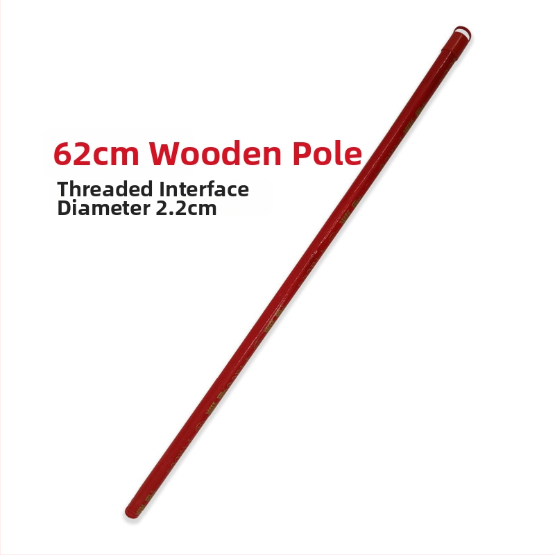 Spiraalne puidust varrega luud, uus, täispuidust käepidemega, 96 cm pikkune puidust vars, ühekordne pikk tiao-luud, majapidamistehase kool