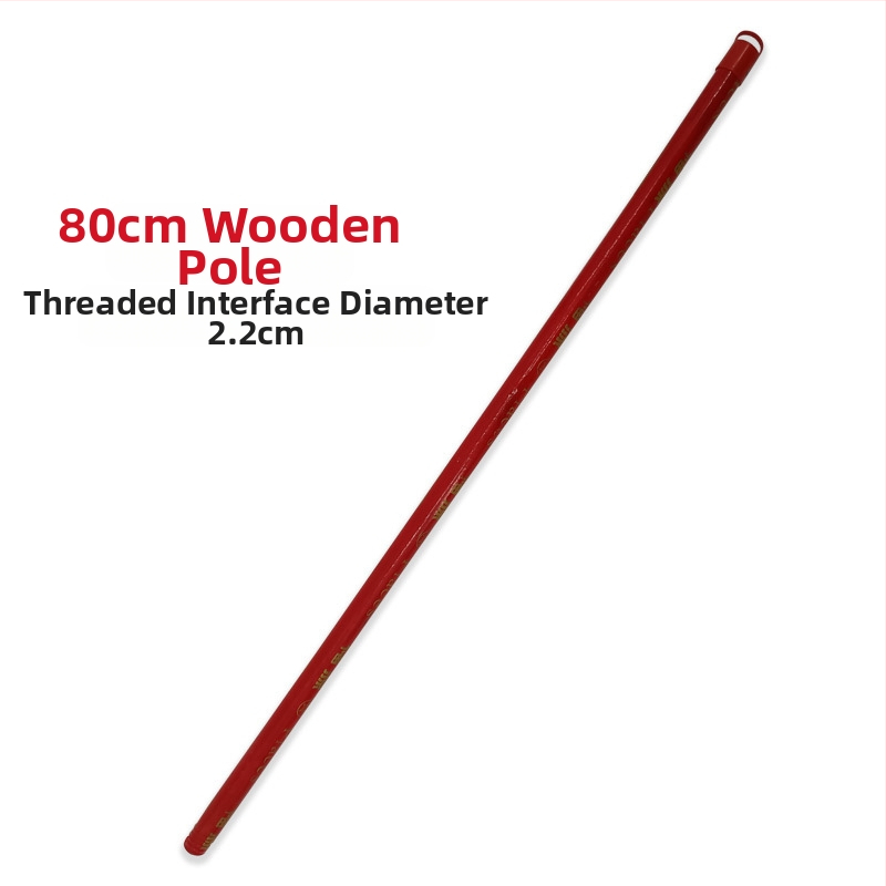 Spiraalne puidust varrega luud, uus, täispuidust käepidemega, 96 cm pikkune puidust vars, ühekordne pikk tiao-luud, majapidamistehase kool