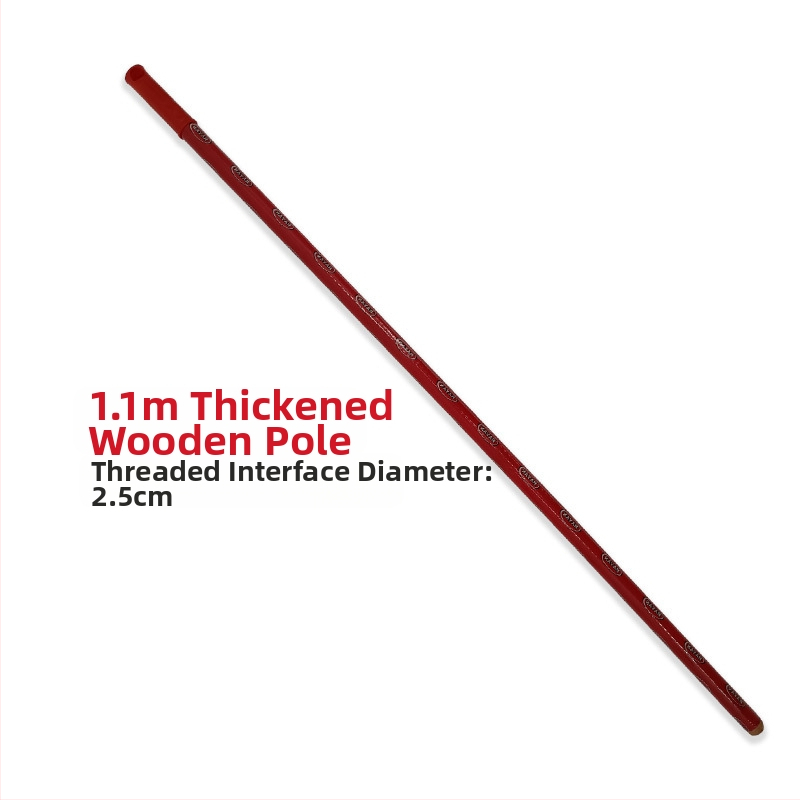 Spiraalne puidust varrega luud, uus, täispuidust käepidemega, 96 cm pikkune puidust vars, ühekordne pikk tiao-luud, majapidamistehase kool