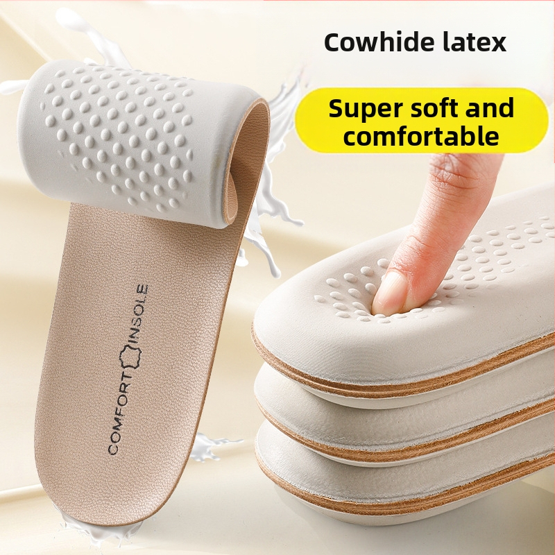 Ehtne loomanahast lateksist sisetald, ülipehme, pikaajaline valukindel, meeste higi imav, lõhnakindel, sportlik, lööke imav, suvine, naiste hingav