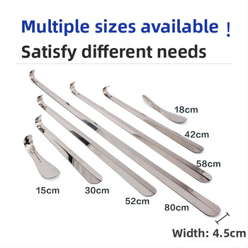 Încălțător en-gros din fabrică, încălțător din oțel inoxidabil, încălțător mai lung, dispozitiv de ridicare a pantofilor pentru femei însărcinate în vârstă, copii, pantofi care nu se apleacă