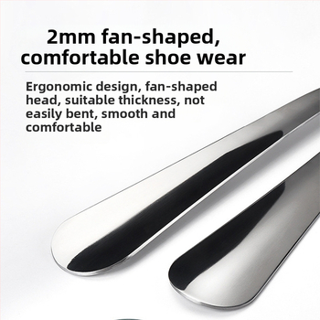 Εργοστάσιο χονδρικής από ανοξείδωτο χάλυβα κέρατο παπουτσιών κέρατο παπουτσιών μακρύτερο ηλικιωμένο έγκυο γυναίκα παιδιά συσκευή ανύψωσης παπουτσιών παπούτσια δεν λυγίζουν