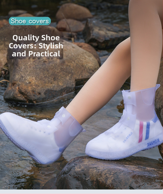 Suaugusiųjų batų užvalkalas lietingai dienai, vandeniui atsparus batų užvalkalas, lietaus nepraleidžiantis, lauko, atsparus lietui, atsparus smėliui, sustorintas, atsparus dilimui, atsparus batų užvalkalas sniegui