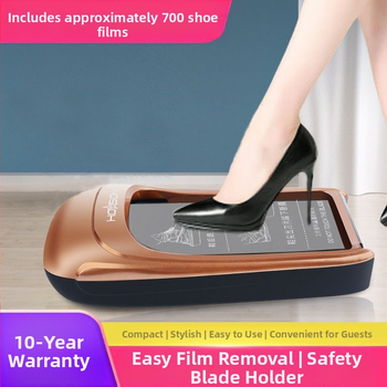 Elektriskā apavu pārvalku mašīna, mājsaimniecības pilnībā automātiska jauna viedā apavu plēves mašīna, vienreizlietojama iekštelpu pēdu pārvalku mašīna