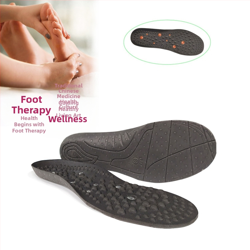 Läbipaistev magnetiline sisetald meestele hingav sisetald jooksuspordi lööke neelav massaažisisetald naistele sabatav magnetiline teraapia sisetald