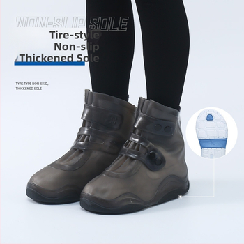 Naujas vandeniui atsparus batų užvalkalas, neslystantis, apsaugantis nuo užsiteršimo, sutirštintas, atsparus dilimui, nešiojamas, lengvai dėvimas ir nuimamas suaugusiems vaikams skirtas silikoninis batų užvalkalas nuo lietaus