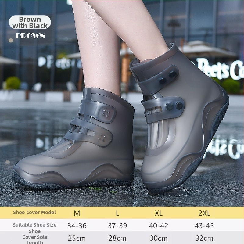 Naujas vandeniui atsparus batų užvalkalas, neslystantis, apsaugantis nuo užsiteršimo, sutirštintas, atsparus dilimui, nešiojamas, lengvai dėvimas ir nuimamas suaugusiems vaikams skirtas silikoninis batų užvalkalas nuo lietaus