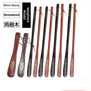 Търговия на едро с махагонови занаяти, дълги дървени обувки, печат на обувки с дълга дръжка, повдигане на обувки от абанос, екстракция на домакински обувки