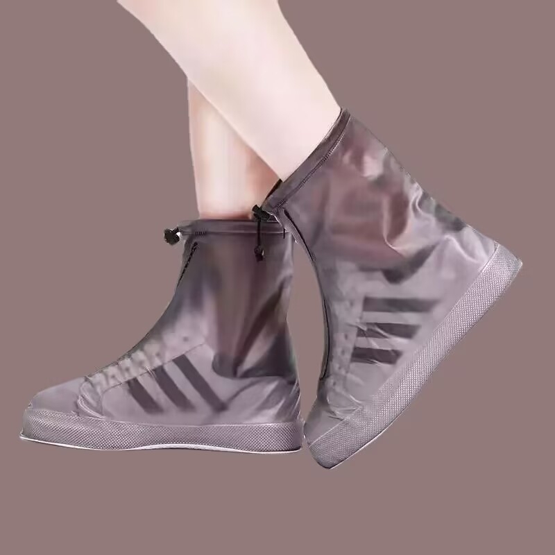 PVC vandeniui atsparūs batai su vandeniui atspariu sluoksniu, unisex, aukšti vamzdžiai, kelioniniai batai, sustorinti, neslystantys, atsparūs lietui, didmeninė prekyba