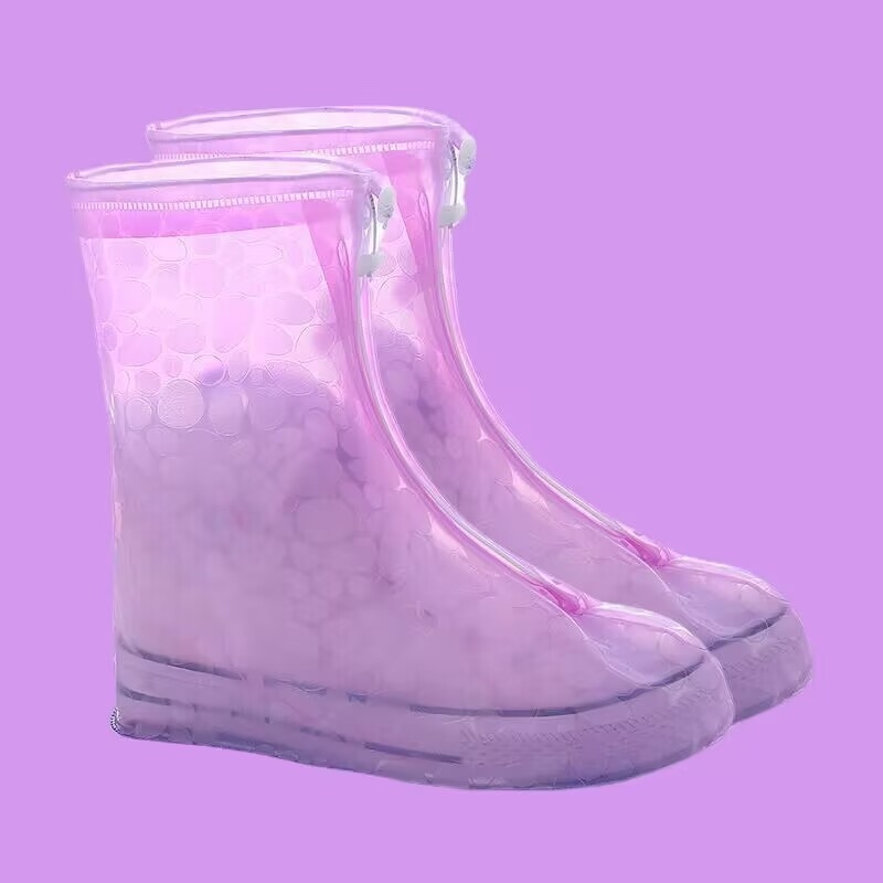 PVC vandeniui atsparūs batai su vandeniui atspariu sluoksniu, unisex, aukšti vamzdžiai, kelioniniai batai, sustorinti, neslystantys, atsparūs lietui, didmeninė prekyba