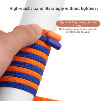 Κορδόνια για τεμπέληδες, Δεν χρειάζεται δέσιμο, Παιδικό ελαστικό λάστιχο, Δεν χρειάζεται δέσιμο, Επίπεδο σχοινί κορδονιών παπουτσιών, Ανδρικά και Γυναικεία μοντέλα, Δεν χρειάζεται δέσιμο αγκράφα παπουτσιών