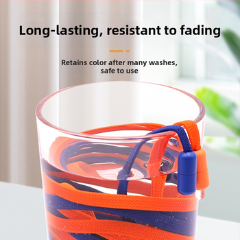 Κορδόνια για τεμπέληδες, Δεν χρειάζεται δέσιμο, Παιδικό ελαστικό λάστιχο, Δεν χρειάζεται δέσιμο, Επίπεδο σχοινί κορδονιών παπουτσιών, Ανδρικά και Γυναικεία μοντέλα, Δεν χρειάζεται δέσιμο αγκράφα παπουτσιών