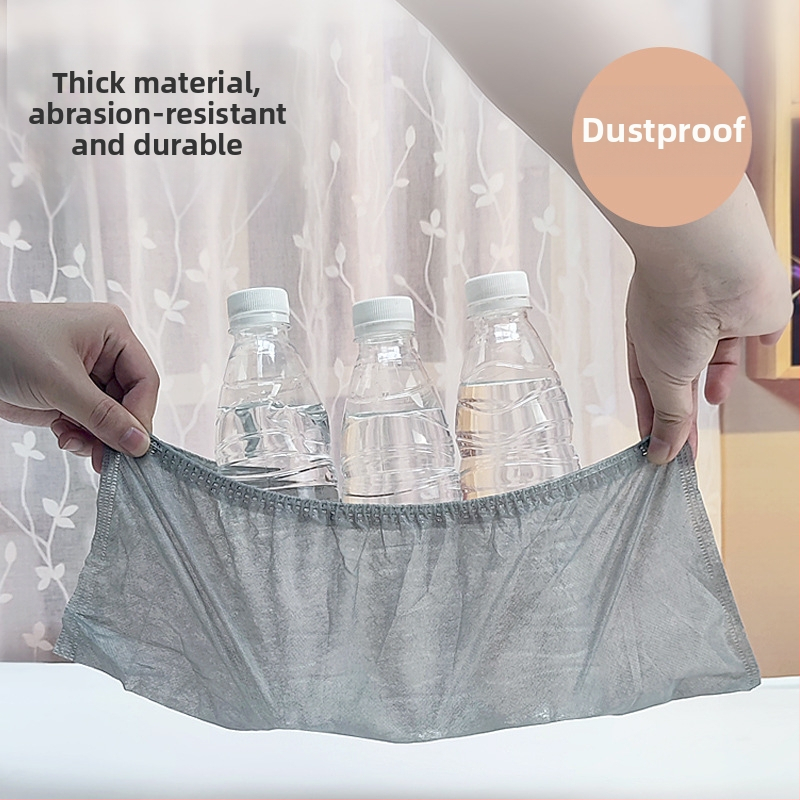 Калъф за обувки за еднократна употреба, вътрешен, домакински, удебелен, прахоустойчив, неплъзгащ се, компютърна стая, сив, за възрастни, нетъкан калъф за обувки