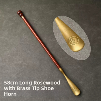 Roosipuust messingist kingatõmmits 58cm pika käepidemega majapidamises kasutatavale rasedatele naistele, mitte painduvale kaasaskantavale täispuidust sandlipuust vaskkingatõmmitsale