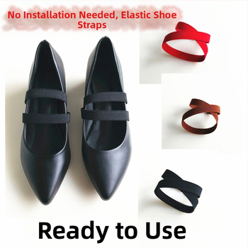 Aukštakulniai bateliai be kulno, raištelių rinkinys, moteriški elastiniai batų raišteliai, raišteliai be kulno, surišami, elastingi, universalūs