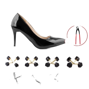 Nemokamas pristatymas/10 metų batų kulnų spygliai B1P35-Fanyi aukštakulnių batų kulnų taisymas tylus batų aksesuarų taisymas