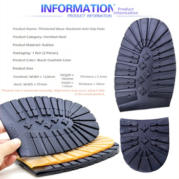 Padas jautienos sausgyslės alpinizmas slystantis atsparus dilimui sportbačiai kritimo pakeitimas guminiu odiniu padu lipdukai