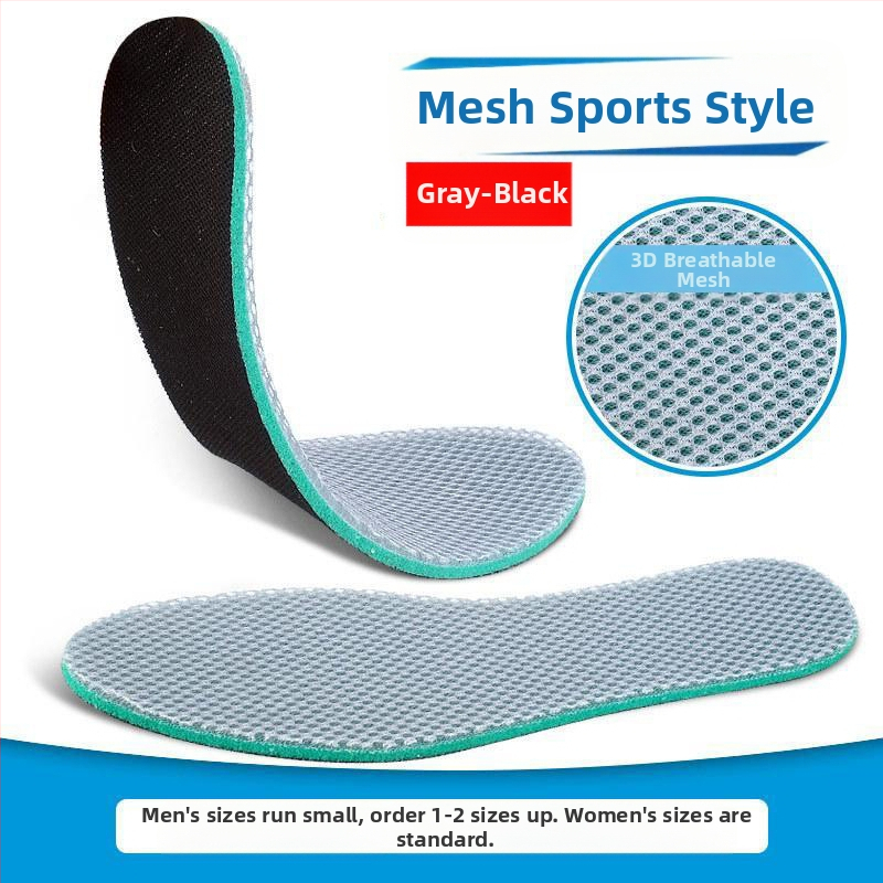 Spordi sisetallad Pehme tald Ei väsi jalga Mugavad Hingavad Meeste ja naiste sõjaväe väljaõppe sisetallad Odproof hingavad higi imavad võrgust sisetallad