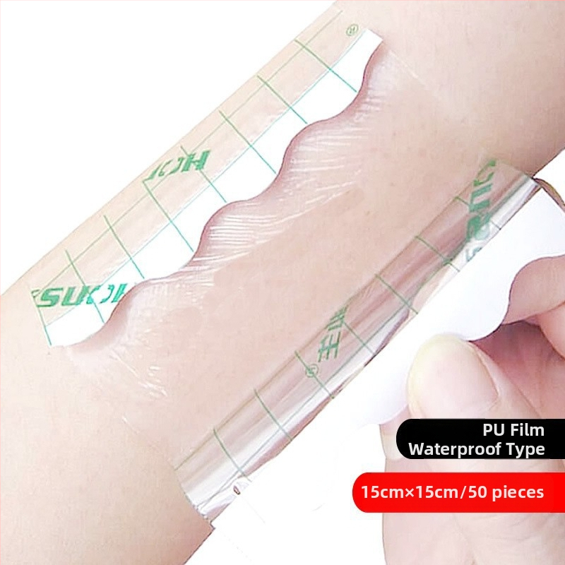 Pirštų apsauga nuo drėgmės ir purvo, plėvelė, atspari lietui, skirta lauko batams, skirta lietingai dienai, nešlapiai, skaidri, vandeniui atspari pastos PU plėvelės gabalėlis