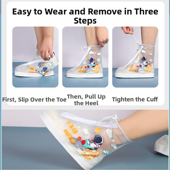 Naujas madingas vaikų, vyrų ir moterų studentų, lietaus batų uždangalas, lauko, PVC, neslystantis, dulkėms atsparus lietaus batų uždangalas, kelioninis, mokyklinis, pėdų uždangalas.