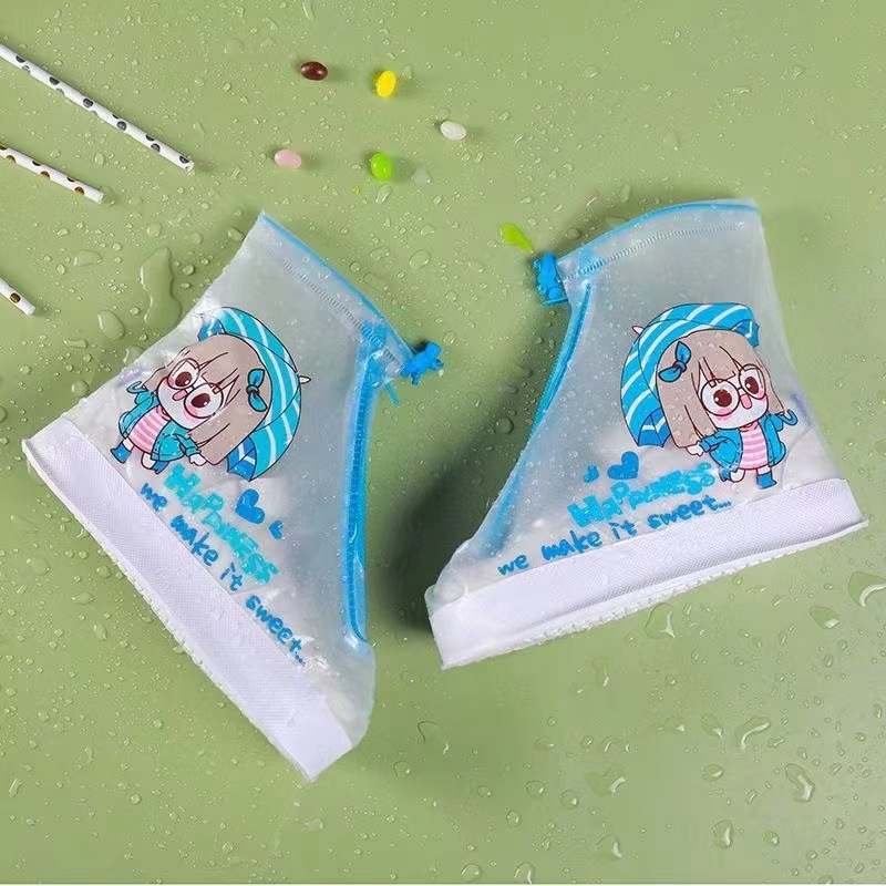 Naujas madingas vaikų, vyrų ir moterų studentų, lietaus batų uždangalas, lauko, PVC, neslystantis, dulkėms atsparus lietaus batų uždangalas, kelioninis, mokyklinis, pėdų uždangalas.