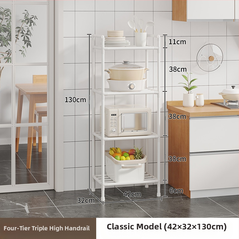 Köögi hoiuriiul Hoiupottide riiul Põrandal seisev mitmekihiline hoiuriiul Köögispetsiaalne pottide teisaldatav köögiviljariiul