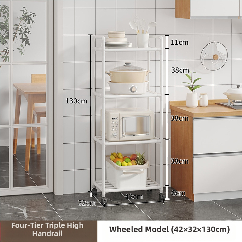 Köögi hoiuriiul Hoiupottide riiul Põrandal seisev mitmekihiline hoiuriiul Köögispetsiaalne pottide teisaldatav köögiviljariiul