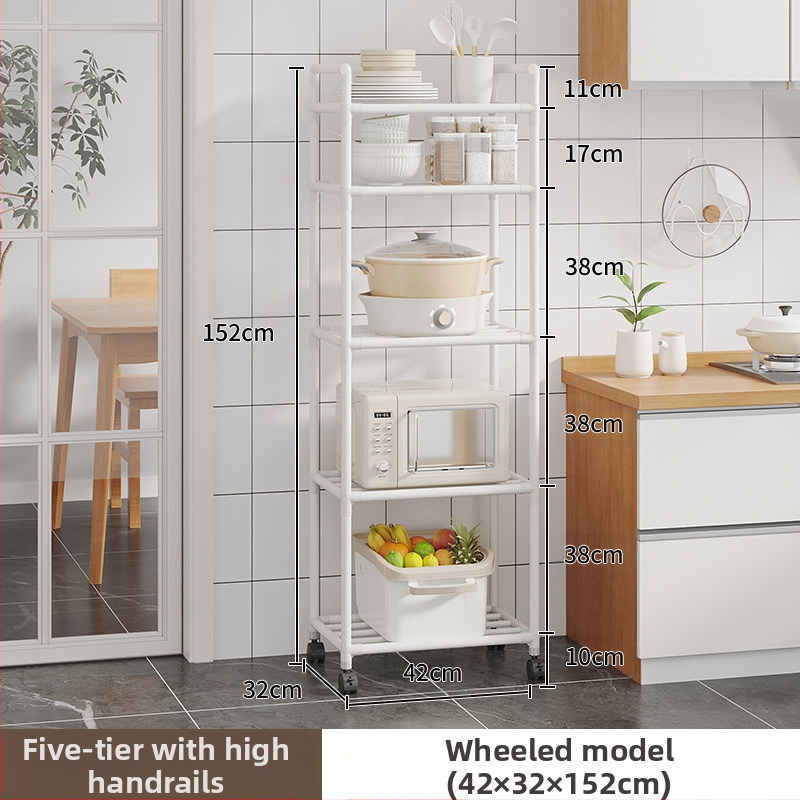 Köögi hoiuriiul Hoiupottide riiul Põrandal seisev mitmekihiline hoiuriiul Köögispetsiaalne pottide teisaldatav köögiviljariiul